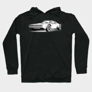 Charger FF Wireframe Hoodie